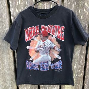 Vintage 1998 Mark McGwire Home Run Tour T Shirt